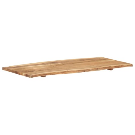 Dessus de table Bois d'acacia massif 118x(50-60)x2,5 cm
