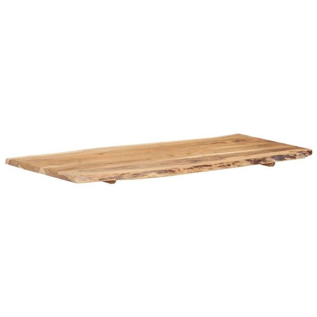 Dessus de table Bois d'acacia massif 118x(50-60)x2,5 cm