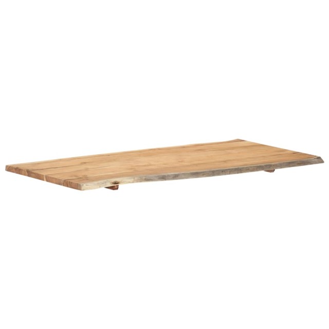 Dessus de table Bois d'acacia massif 118x(50-60)x2,5 cm