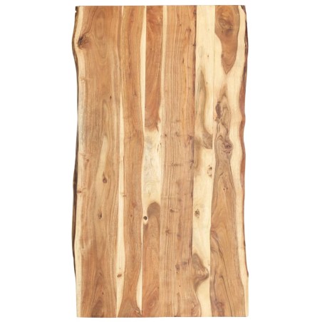 Dessus de table Bois d'acacia massif 118x(50-60)x3,8 cm