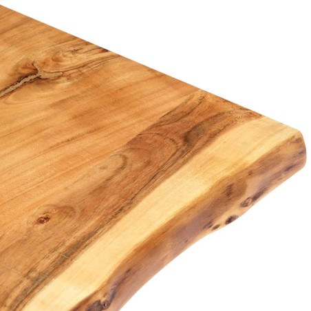 Dessus de table Bois d'acacia massif 118x(50-60)x3,8 cm