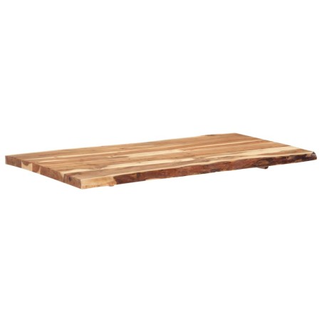Dessus de table Bois d'acacia massif 118x(50-60)x3,8 cm