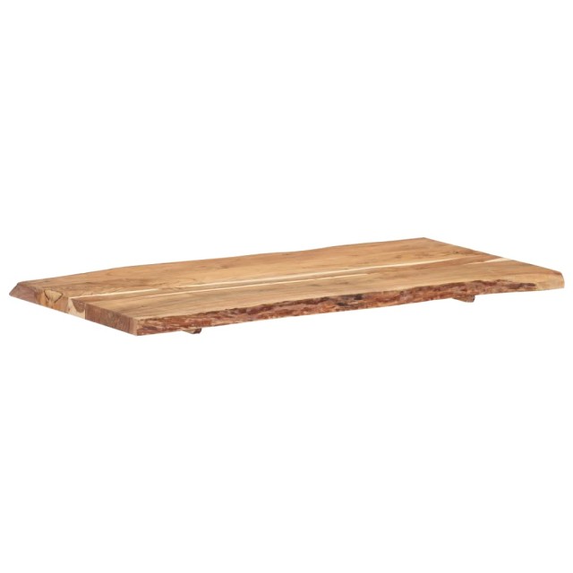 Dessus de table Bois d'acacia massif 118x(50-60)x3,8 cm