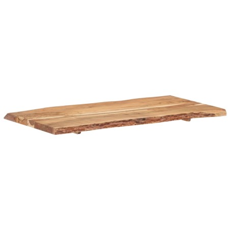 Dessus de table Bois d'acacia massif 118x(50-60)x3,8 cm