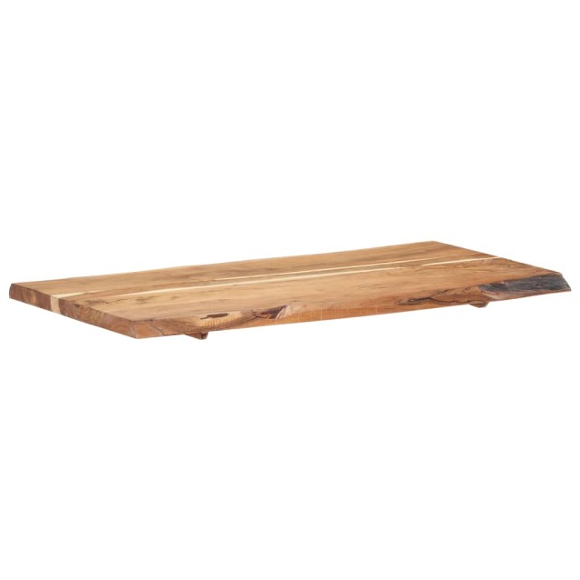 Dessus de table Bois d'acacia massif 118x(50-60)x3,8 cm