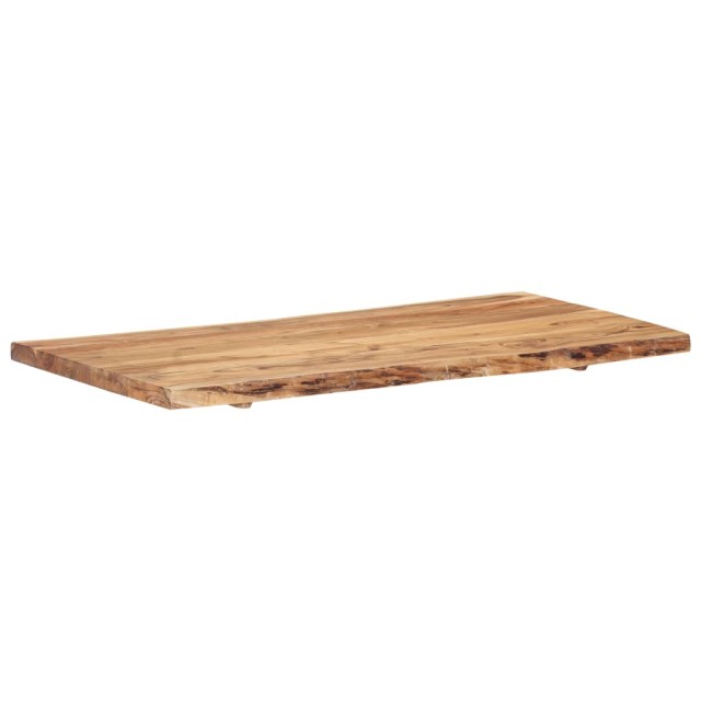 Dessus de table Bois d'acacia massif 118x(50-60)x3,8 cm