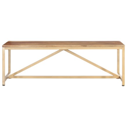 Table basse 120x60x40 cm Bois massif 2