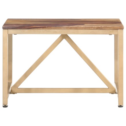 Table d'appoint 60x60x40 cm Bois massif 2