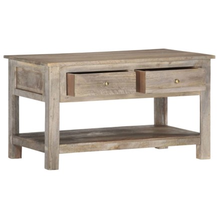 Table basse 82x52x47 cm Bois de manguier massif 2