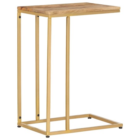 Table d'appoint 35x45x65 cm bois de manguier massif