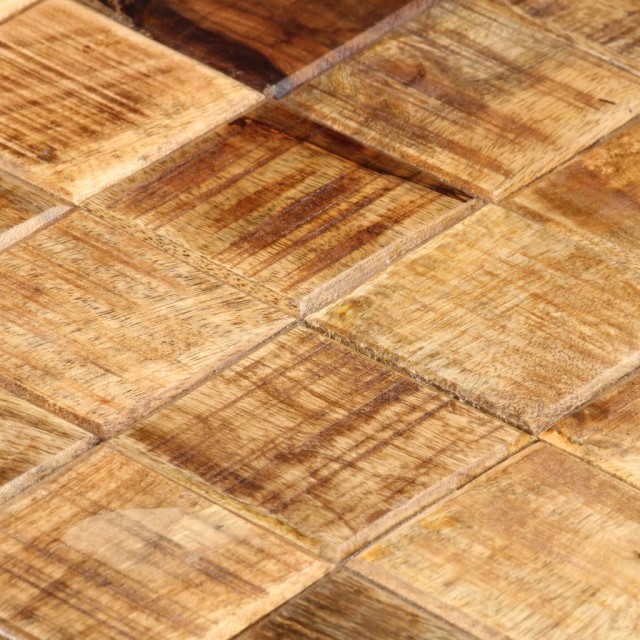 Tables basses 2 pcs avec design de blocs Bois de manguier brut