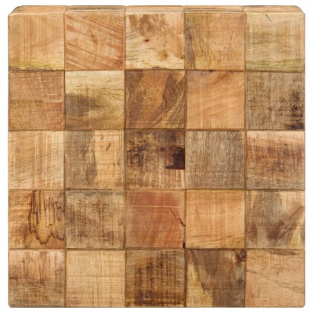 Tables basses 2 pcs avec design de blocs Bois de manguier brut