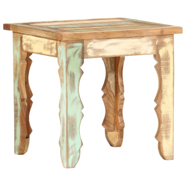 Table basse 40x40x40 cm Bois de récupération solide