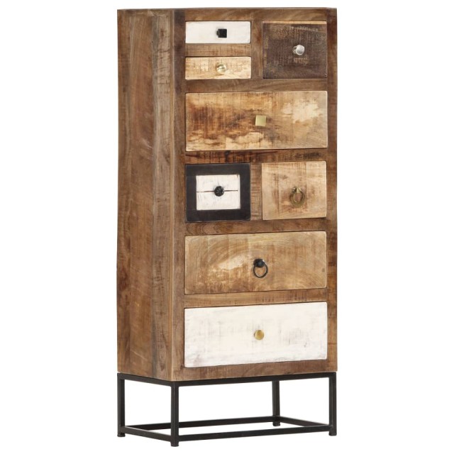Armoire à tiroirs 45 x 30 x 105 cm Bois de récupération massif