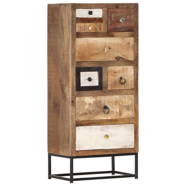 Armoire à tiroirs 45 x 30 x 105 cm Bois de récupération massif