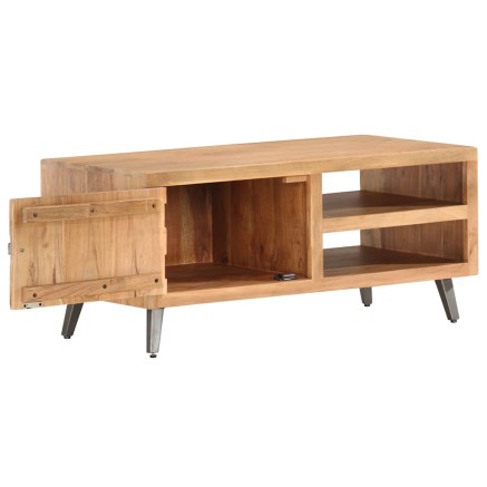 Table basse 90x45x40 cm Bois d'acacia massif 2
