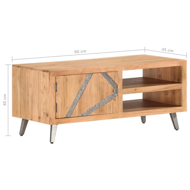 Table basse 90x45x40 cm Bois d'acacia massif