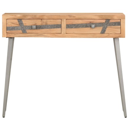 Table console 90 x 30 x 75 cm Bois d'acacia massif 2
