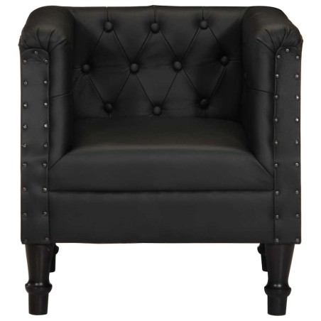 Fauteuil Noir Cuir véritable