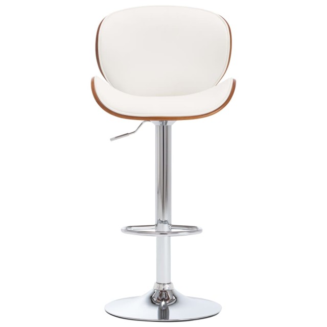 Tabouret de bar Blanc Similicuir