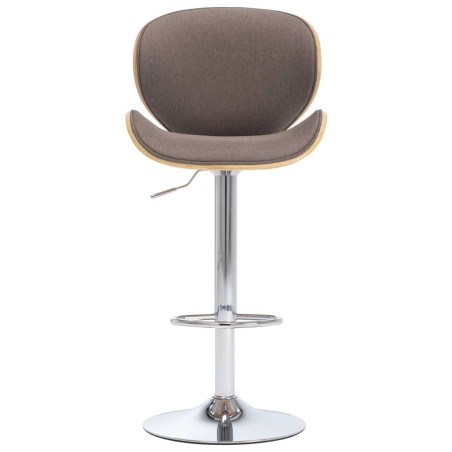 Tabouret de bar Taupe Tissu