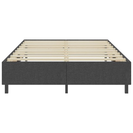 Sommier à lattes de lit Gris Tissu 140x200 cm