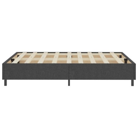 Sommier à lattes de lit Gris Tissu 160x200 cm