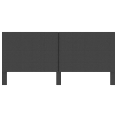 Tête de lit Gris foncé Tissu 200x200 cm