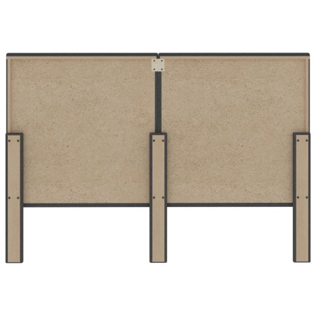 Tête de lit touffetée Gris foncé Tissu 140x200 cm