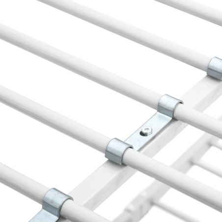 Cadre de lit superposé sans matelas Blanc 140x200 cm/90x200 cm