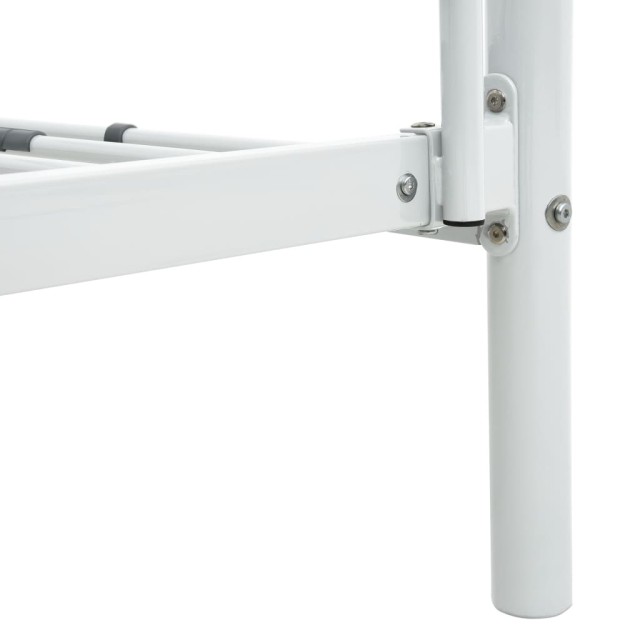 Cadre de lit superposé sans matelas Blanc 140x200 cm/90x200 cm