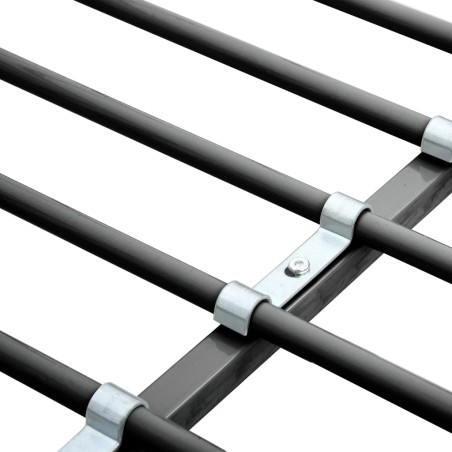 Lit superposé avec table sans matelas noir métal 90x200 cm