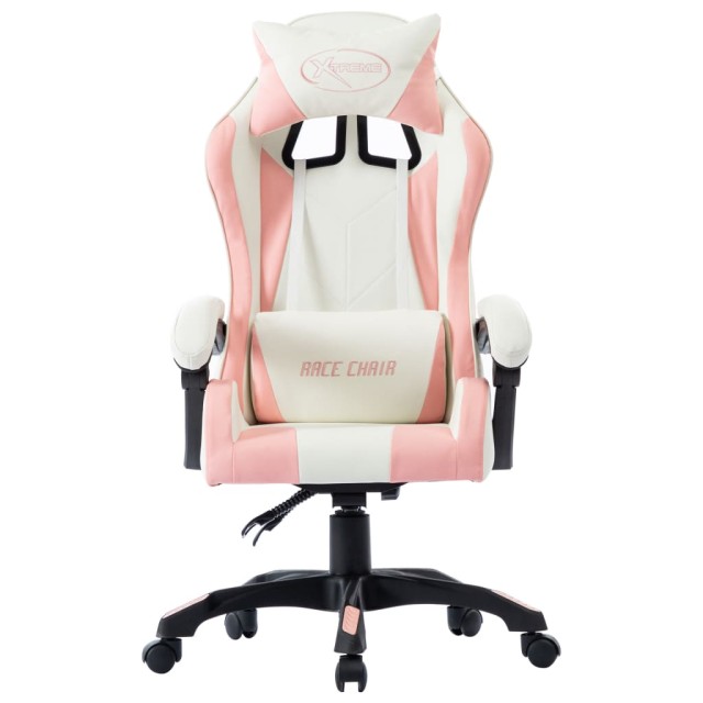 Fauteuil de jeux vidéo Rose Similicuir