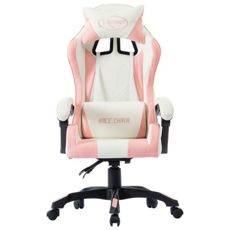 Fauteuil de jeux vidéo Rose Similicuir