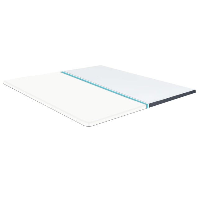 Surmatelas de sommier tapissier 200x160x5 cm mi-doux