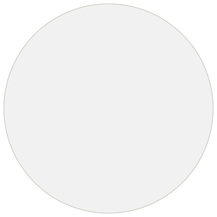 Protecteur de table mat Ø 60 cm 1,6 mm PVC 2