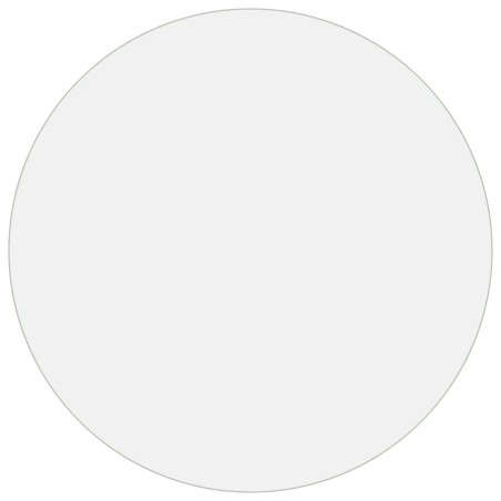 Protecteur de table mat Ø 90 cm 2 mm PVC