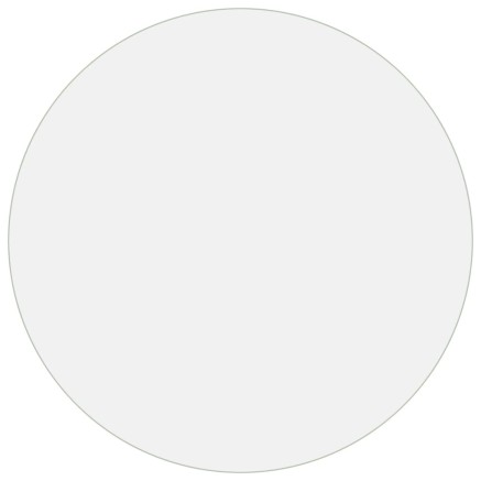 Protecteur de table mat Ø 100 cm 1,6 mm PVC 2