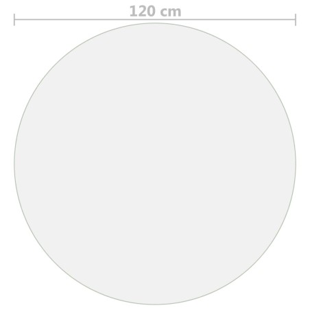 Protecteur de table transparent Ø 120 cm 1,6 mm PVC
