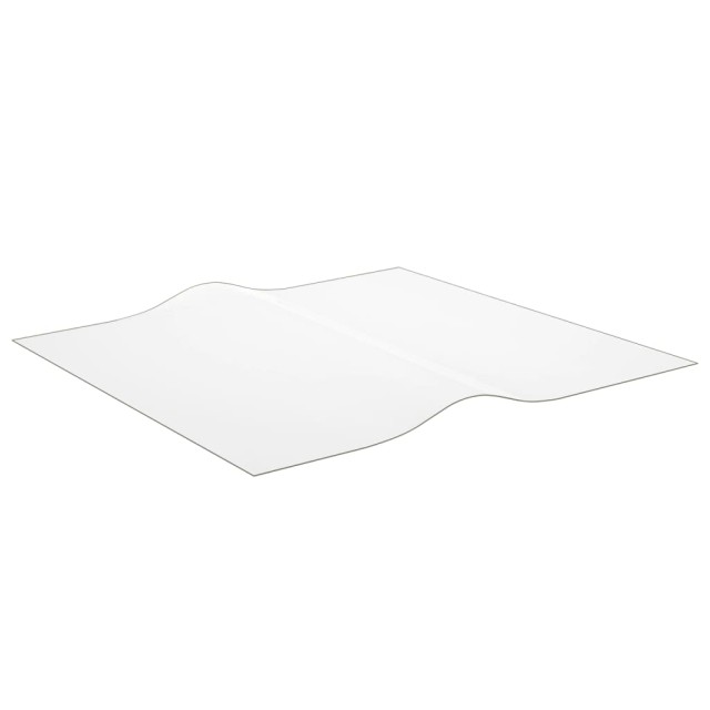 Protecteur de table transparent 90x90 cm 1,6 mm PVC