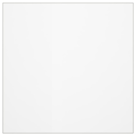 Protecteur de table mat 90x90 cm 1,6 mm PVC 2