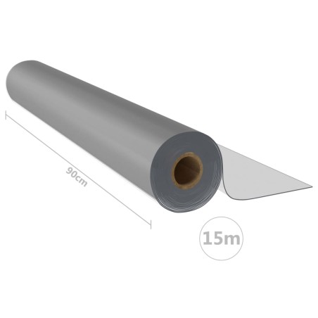 Rouleau mat de protection de table 0,9x15 m 1,6 mm PVC