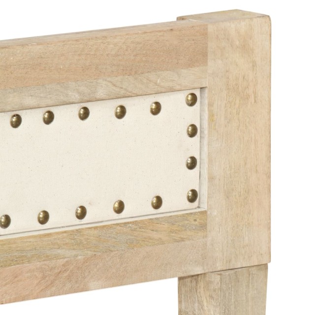 Cadre de lit sans matelas bois de manguier massif 200 cm