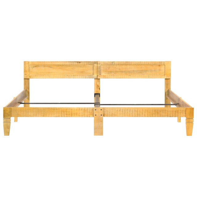 Cadre de lit sans matelas bois de manguier massif 200 cm