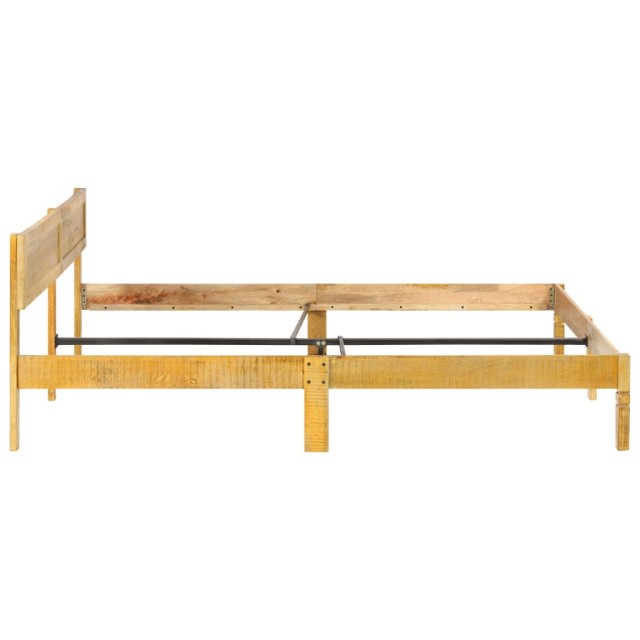 Cadre de lit sans matelas bois de manguier massif 200 cm