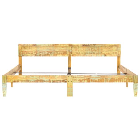 Cadre de lit sans matelas Bois de récupération massif 200x200cm