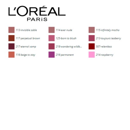 Rossetti Infaillible 24H L'Oreal Make Up