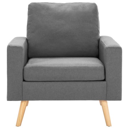 Fauteuil gris foncé tissu