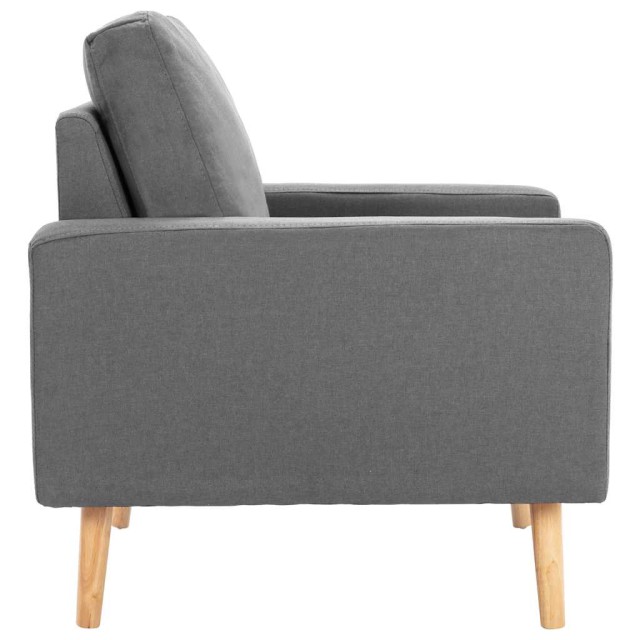 Fauteuil gris foncé tissu