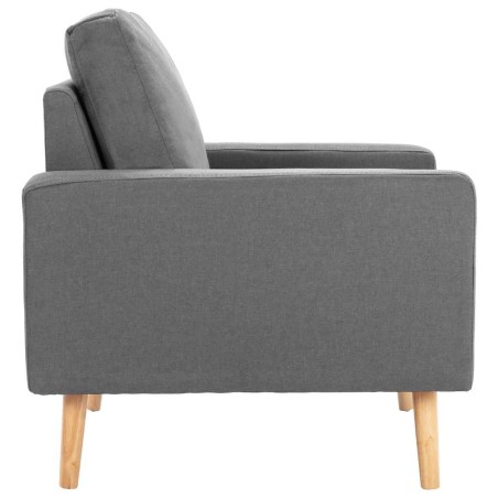 Fauteuil gris foncé tissu
